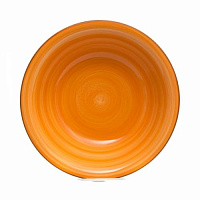 Тарелка суповая 20см Fioretta TDP441 Wood Orange