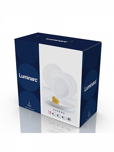 Столовый набор 18 предметов Luminarc L3270 АРЕНА