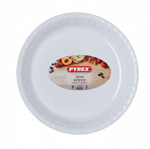 Форма для пирога 25 см  Pyrex SU25BA1/7046 Supreme White