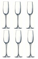 Набор фужеров (бокалов) для шампанского АЛЛЕГРЕСС 175 мл 6 шт Luminarc J8162 