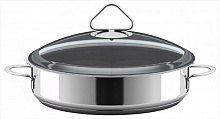 Сковорода глубокая 26 см ВСМПО-Посуда 220226 Стекло