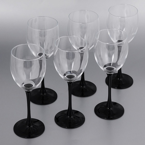 Набор бокалов для вина 6 шт 250 мл Luminarc H8169 E9483 ДОМИНО