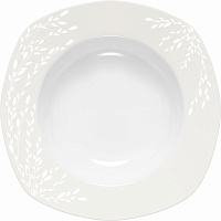 Тарелка суповая WILLOW WHITE 23см Domenik DM9731 