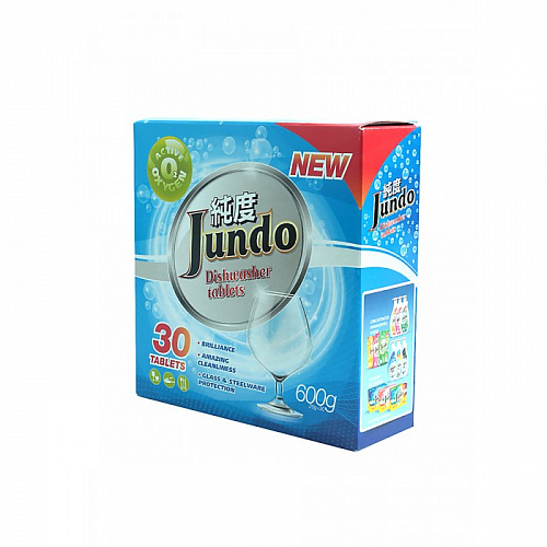 Таблетки для посудомоечных машин с активным кислородом, 30 шт Jundo 020180 Active Oxygen
