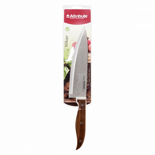 Нож поварской VILLAGE 20см Attribute AKV028 ATL120 