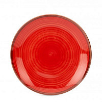 Тарелка обеденная 27см Fioretta TDP490 Wood Red