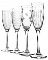 Набор фужеров (бокалов) для шампанского Лаунж Клаб 170 мл 4 шт Luminarc N5286 Lounge Club