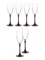 Набор бокалов для шампанского 6 шт / 170 мл Luminarc O0152 Эталон Лилак