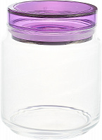 Банка для продуктов КОЛОРЛИШЭС с фиолетовой крышкой 0.75л Luminarc L8344 