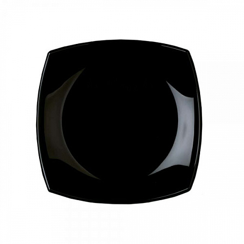 Тарелка десертная 19 см, КВАДРАТО черный Luminarc H3670 D7214 Quadrato