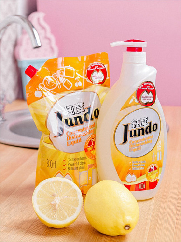 Средство для мытья посуды и детских принадлежностей 800 мл Jundo 020029 