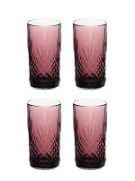 Набор стаканов 4 шт / 380 мл высокие Luminarc O0054 Зальцбург Лилак
