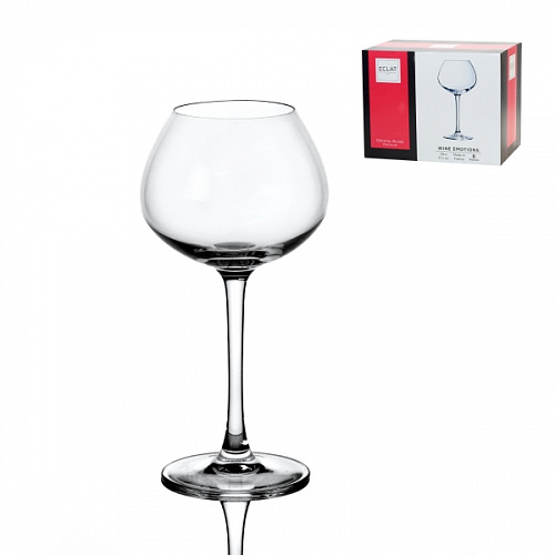 Набор фужеров (бокалов) для вина ВАЙН ЭМОУШЕНС БАЛЛОН 350мл 6шт Eclat Cristal D'Arques L7590 Wine Emotion
