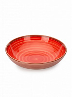 Тарелка суповая 20см Fioretta TDP491 Wood Red
