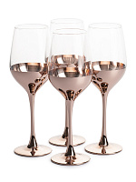 Набор бокалов для вина 4 шт 350 мл Электрическая Медь Luminarc O0081 Селест