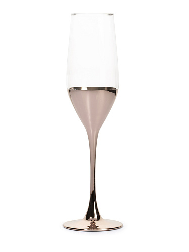 Набор бокалов для шампанского 4 шт / 160 мл Электрическая Медь Luminarc O0082 Селест