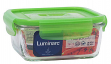 Контейнер стеклянный квадратный 760 мл Luminarc N2407 Purebox Active Neon Mix