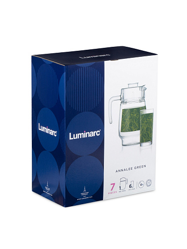 Набор питьевой 7 прANNALEE GREEN Luminarc Q9255 