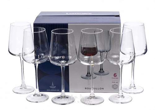Набор бокалов для вина 350 мл / 6 шт РУССИЛЬОН  Luminarc P7106 