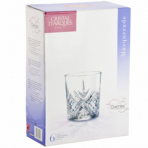 Набор низких стаканов МАСКАРАД 6 шт 300 мл Cristal D Arques G5547 