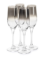 Набор бокалов для шампанского 4 шт / 160 мл Серебряная Дымка Luminarc O0092 Селест