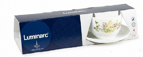 Чайный набор ЛАТОН 4 предмета Luminarc N9167 
