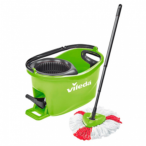 Набор для уборки (швабра + ведро с педальным отжимом) зеленый Vileda 158692 Turbo Colors