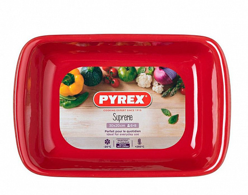 Форма для запекания 30 см Pyrex SU30RR5/7046 Supreme Red
