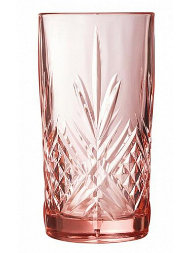 Набор стаканов 4 шт / 380 мл высокие Luminarc O0062 Зальцбург Розовый